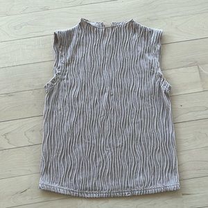 Nude Beige Sleeveless Top